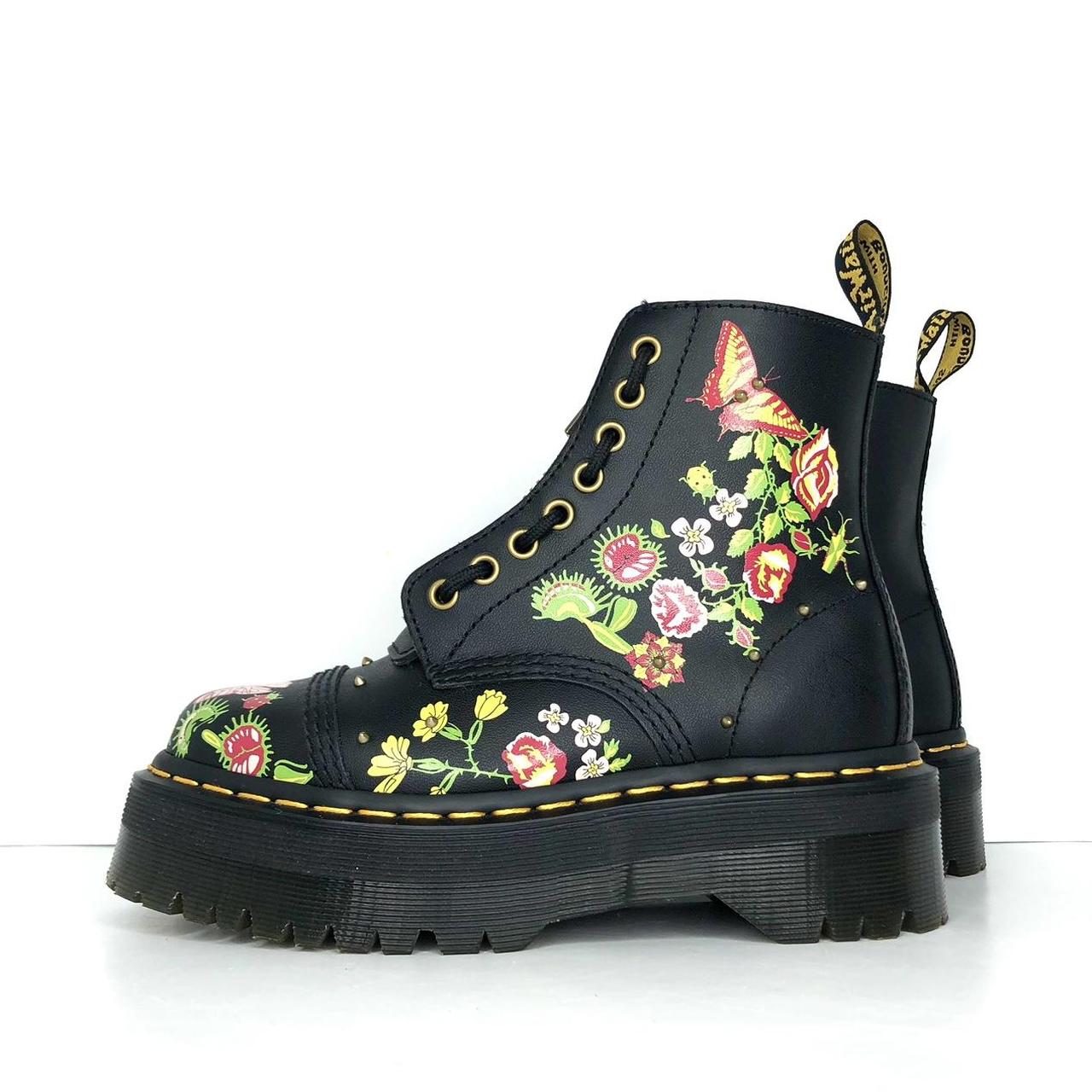 Dr Martens Sinclair Bloom Platform Zip Lace Up Boots Depop