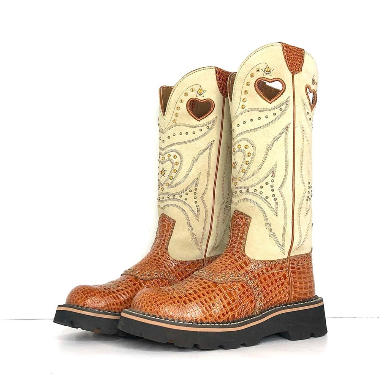 Ariat boot cream colors hotsell