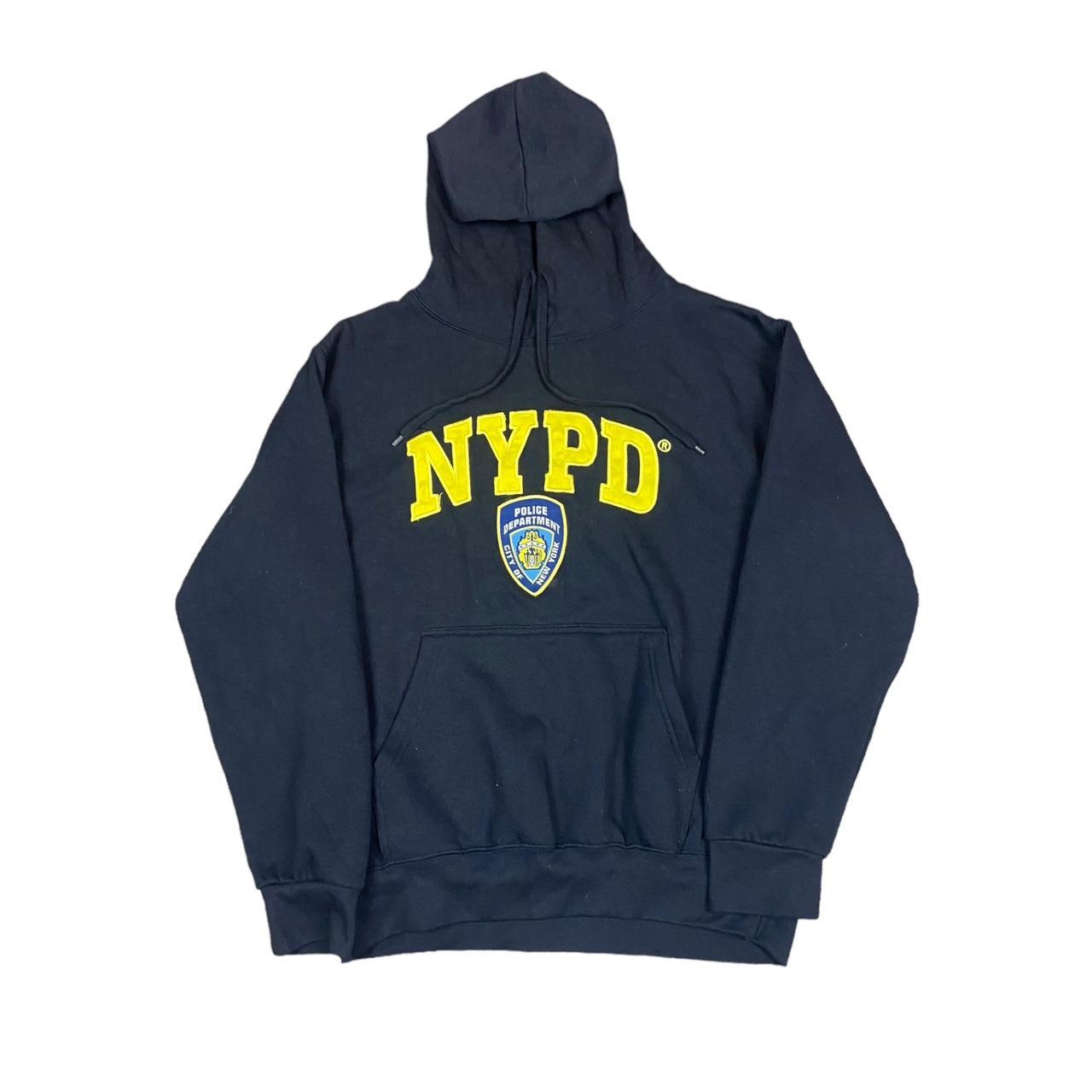 NYPD hoodie Official NYPD hoodie in black Size... - Depop