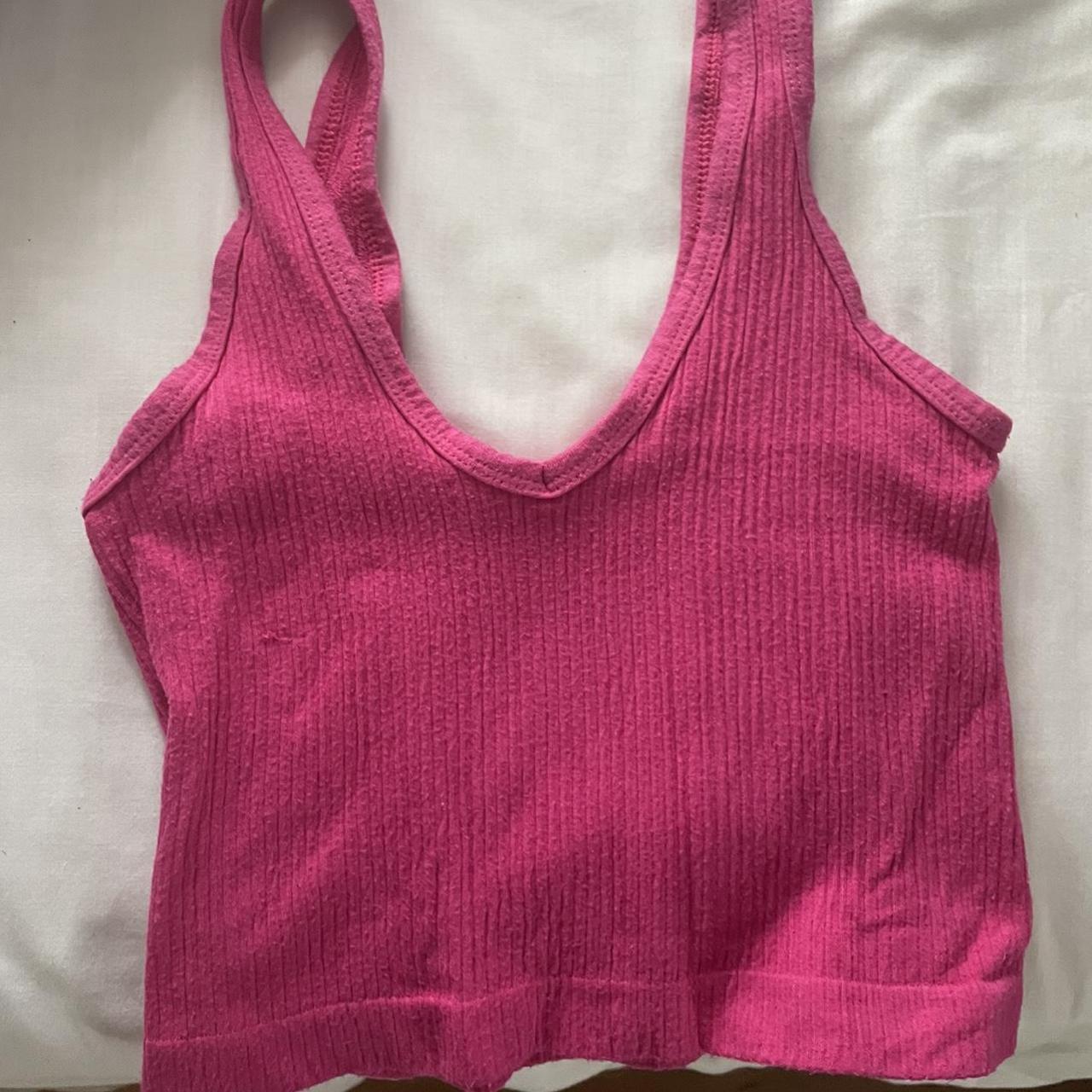 Hot pink urban outfitters tank top. One of my fav... - Depop
