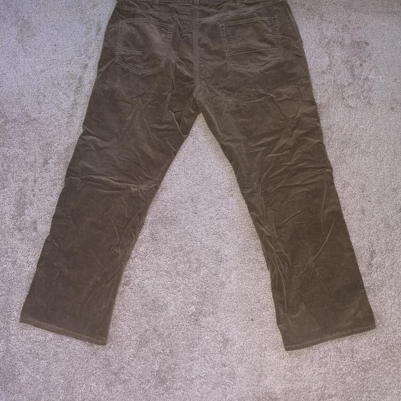 Costco Men's Khaki and Brown Trousers Depop