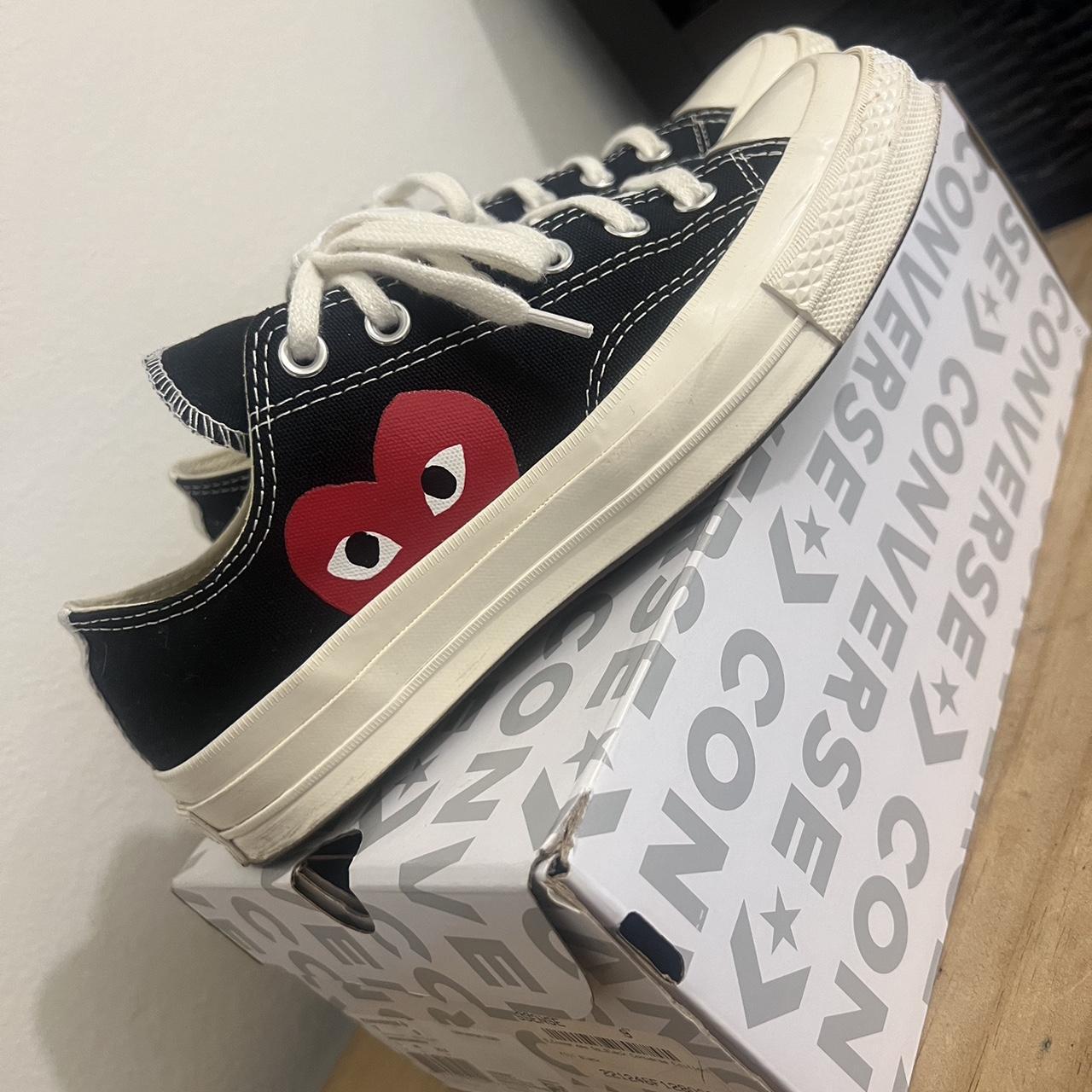 cdg converse only warn a few times streetwear