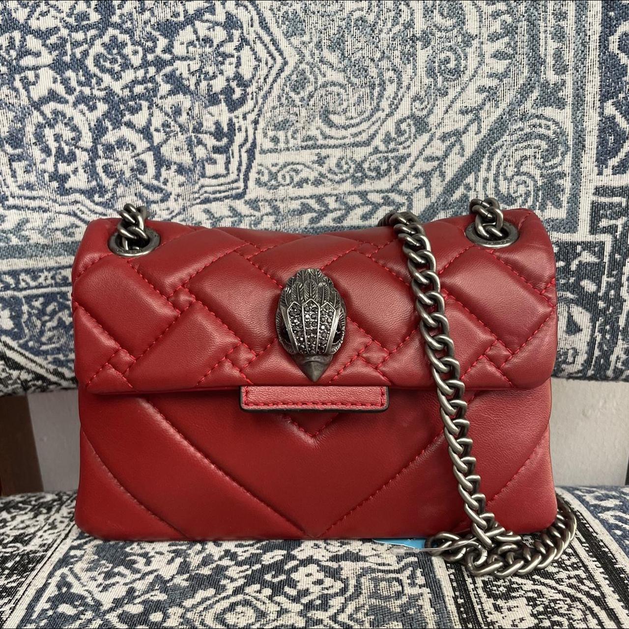 Kurt Geiger Women's Red and Silver Bag