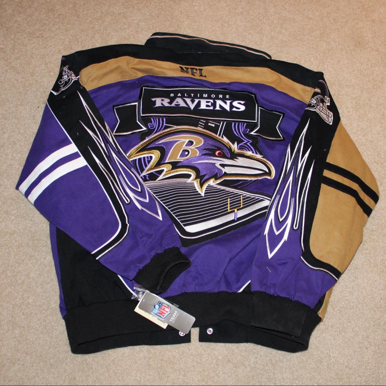 BALTIMORE RAVENS NFL VARSITY JACKET •MINT CONDITION - Depop