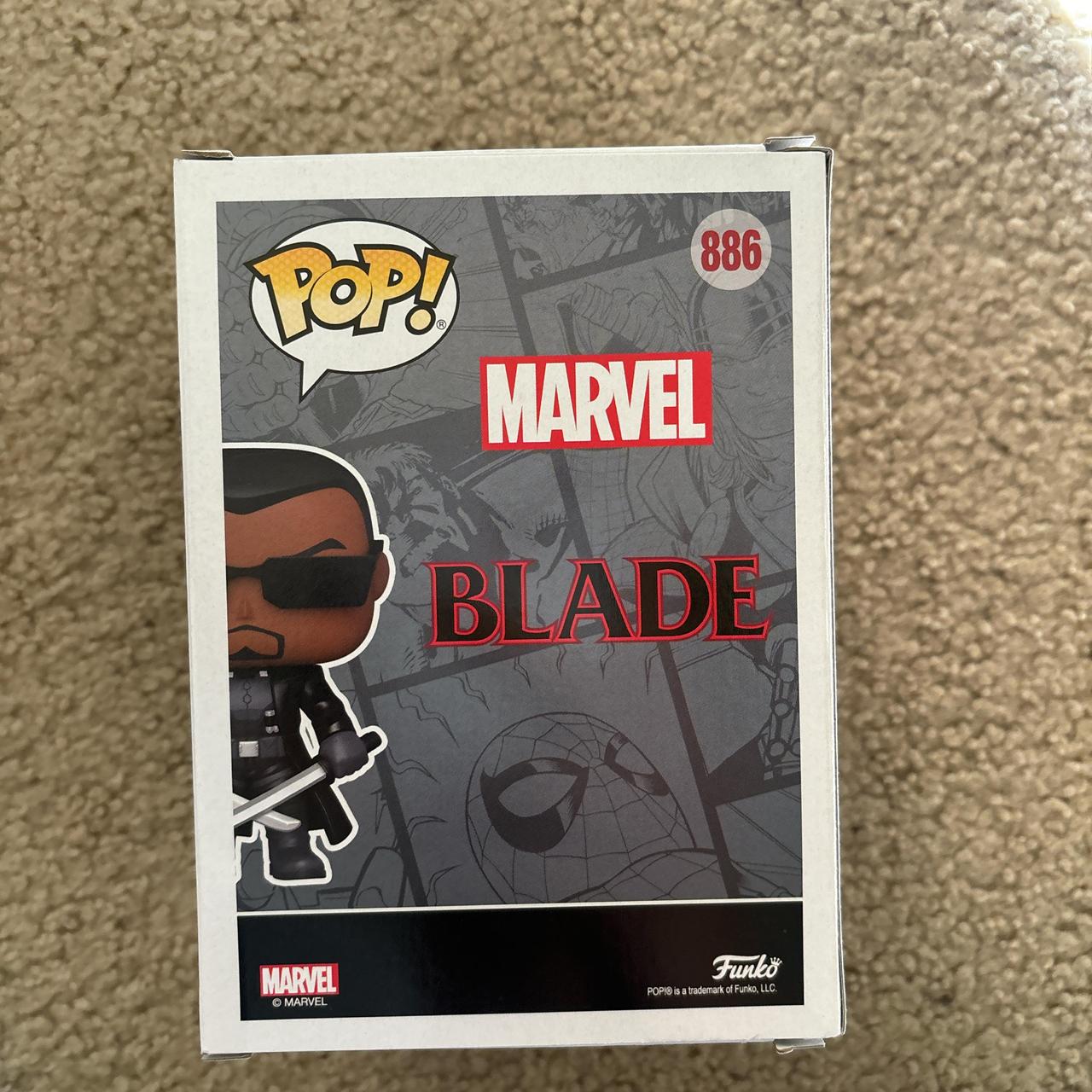 Funko pop marvel store convention blade 886