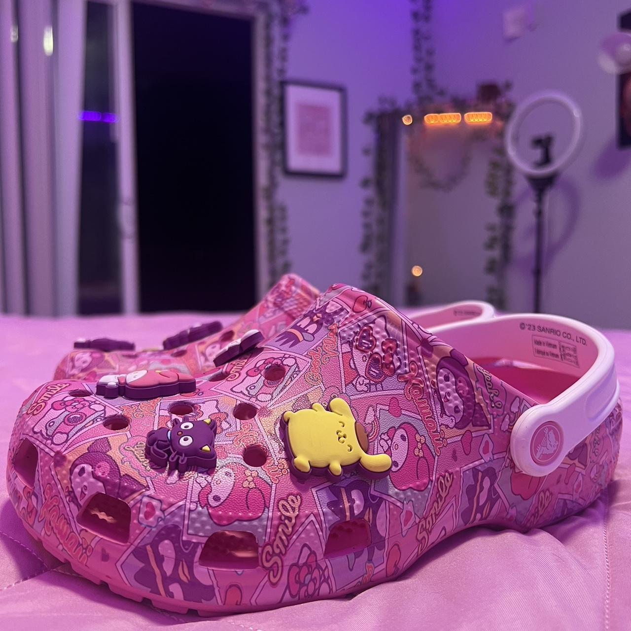 🤍Hello Kitty Limited Edition Crocs!🤍 -no Scuffing Or... - Depop