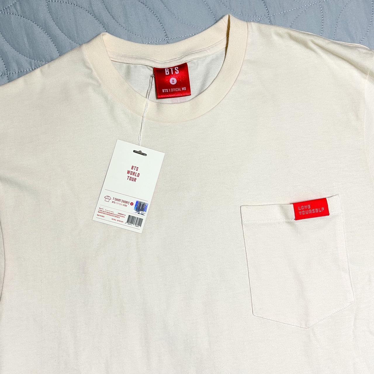 BTS 2018 Official Love Yourself Tour beige ivory | Depop