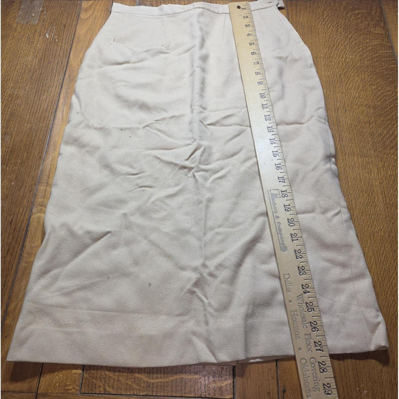 Women's Skirt - Tan - 28" – Vintage 60s Lofties b… - image 4