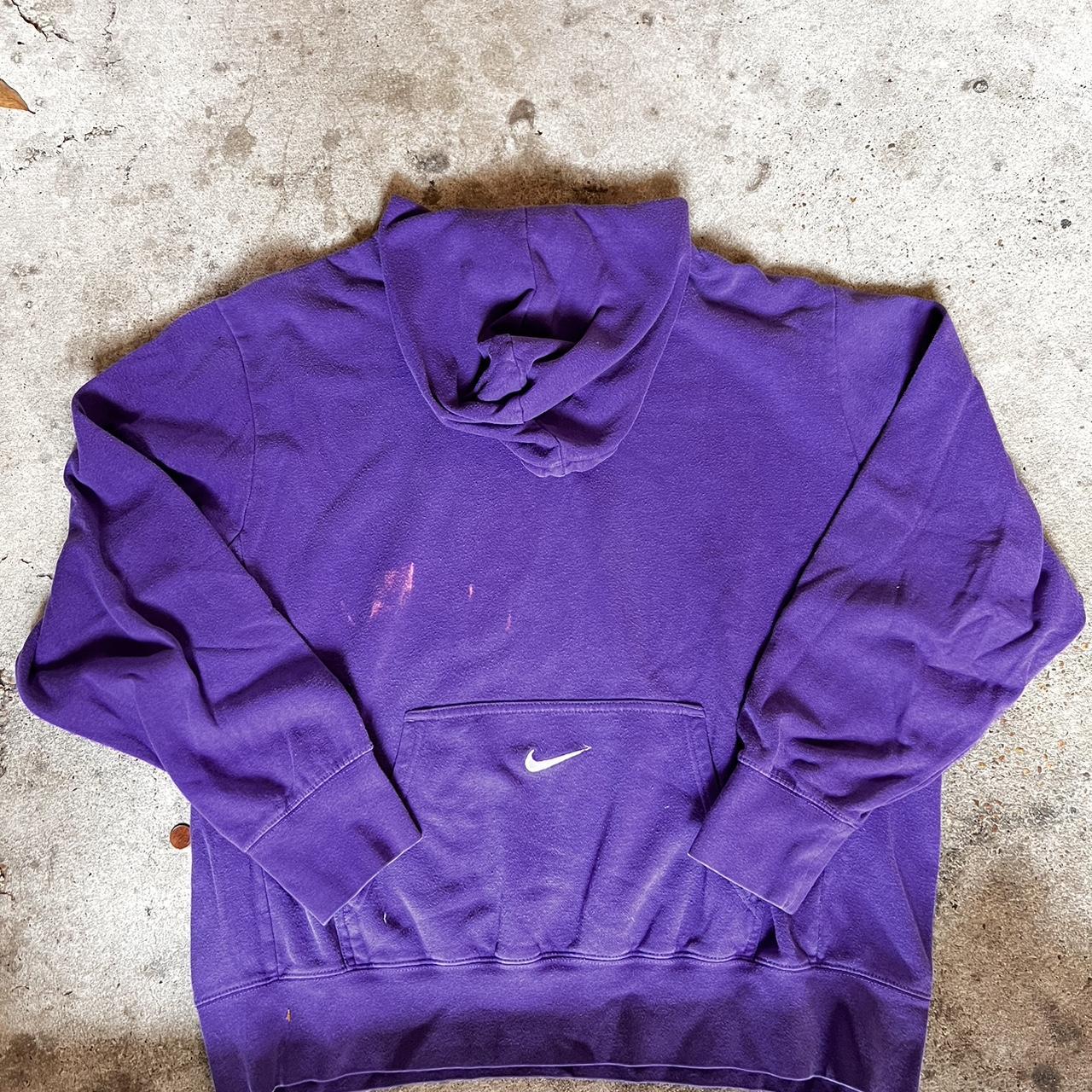 Nike Men's Purple and White Jacket | Depop