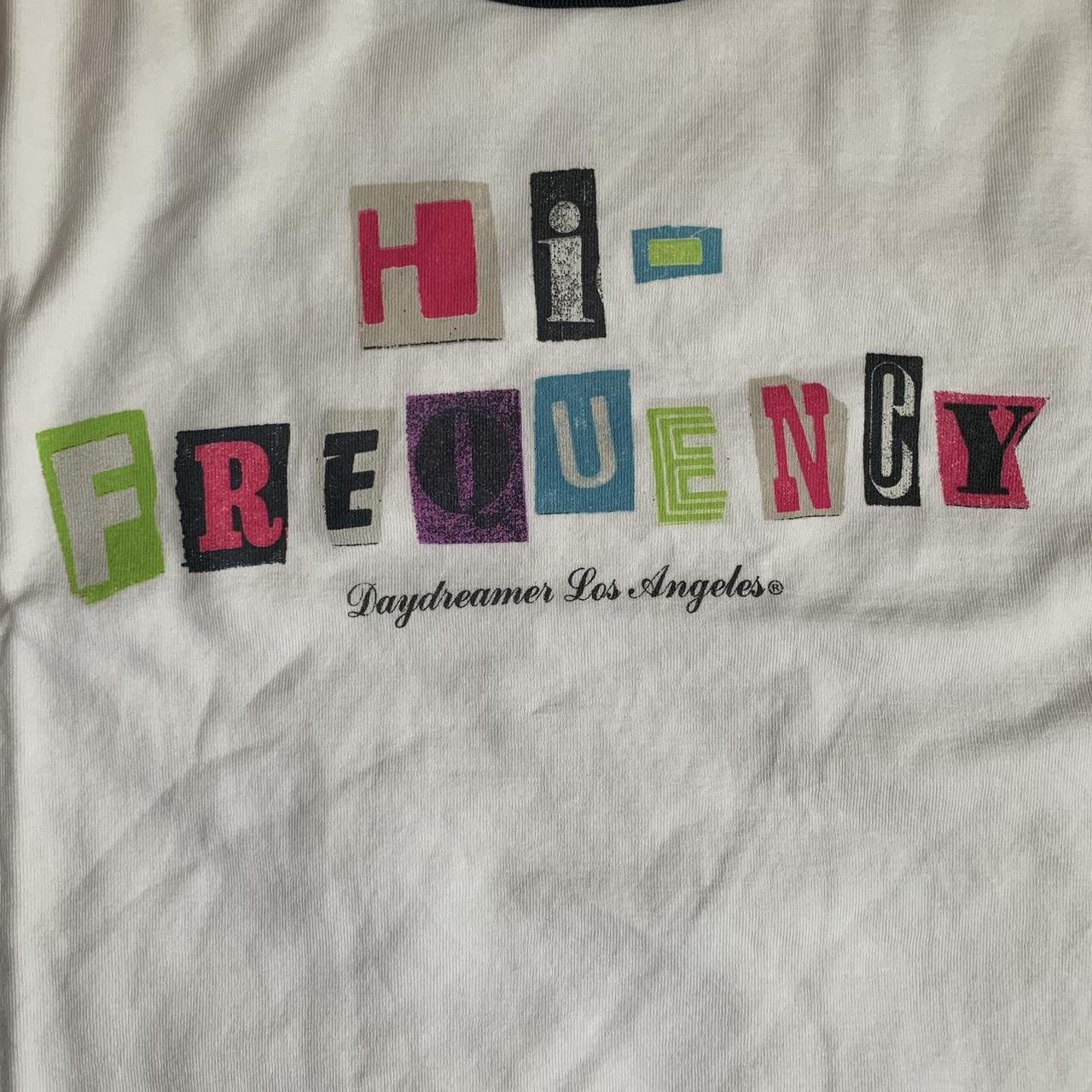 Daydreamer Womens Plus Size Hi-Frequency Shrunken Graphic T-shirt Size 3X  NWT