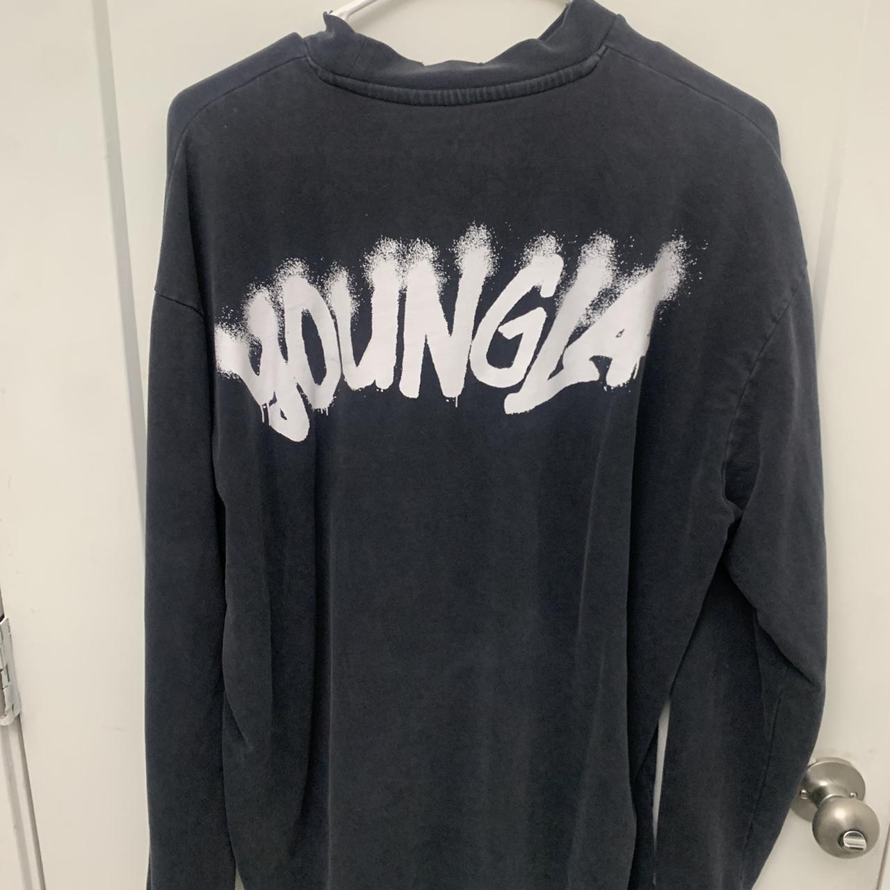 Simple youngla long sleeve w a tight collar and a... - Depop