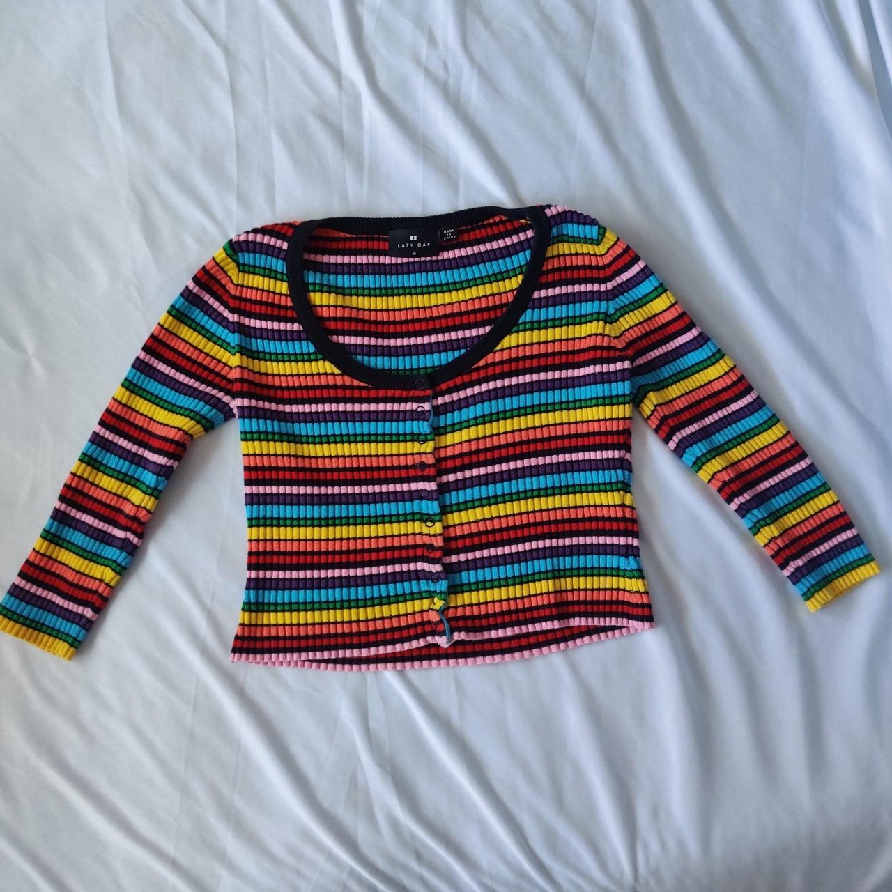 Lazy oaf shop rainbow sweater