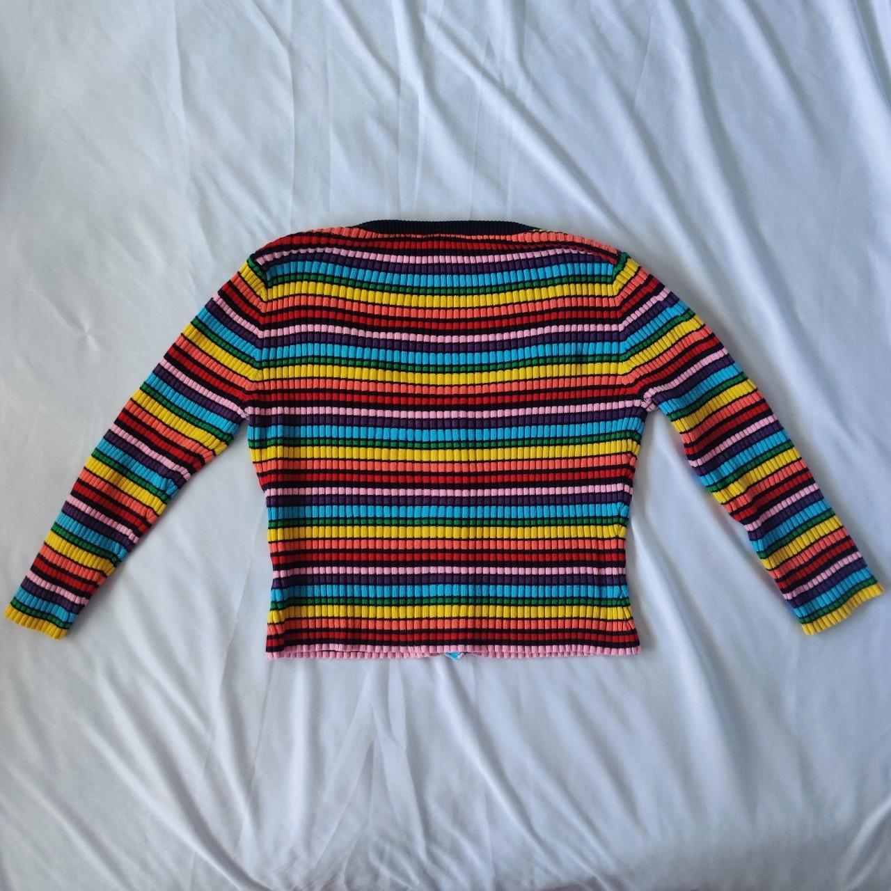 Lazy Oaf Rainbow Sweater A very cute rainbow. Depop