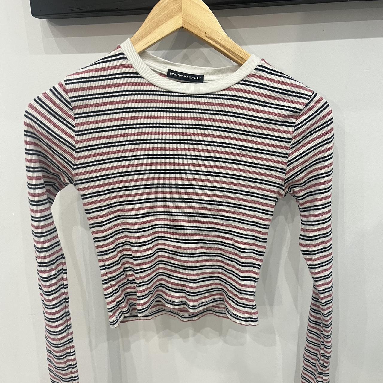 Brandy Melville striped long sleeve top