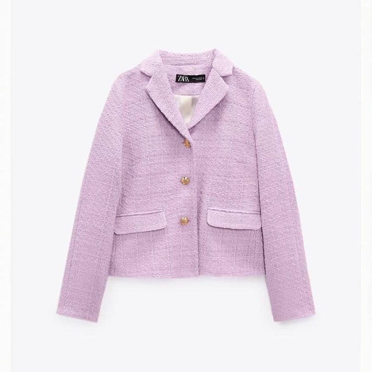 Tweed blazer hot sale zara woman