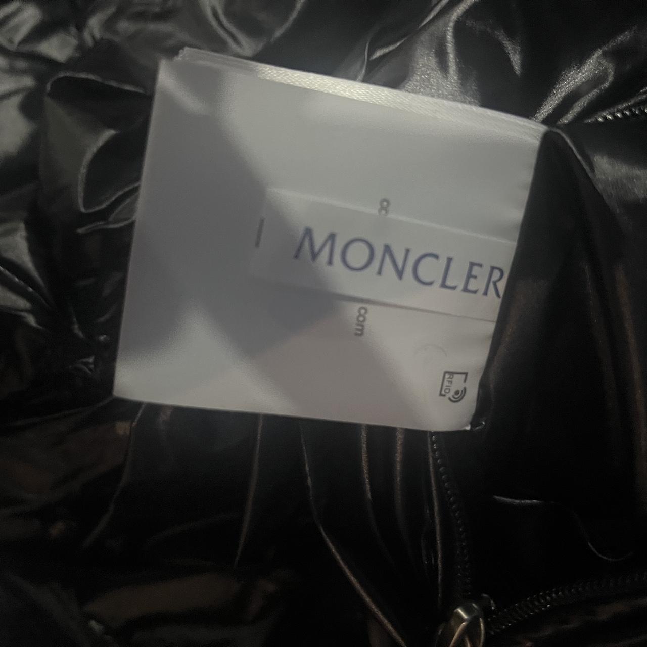 Monclear maya down jacket (black) Trying to quick... - Depop