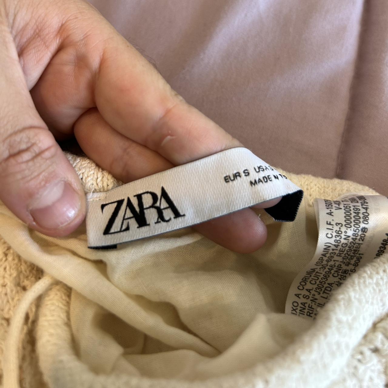 Zara Women's Skirt - White/Cream - S – Small zara… - image 3
