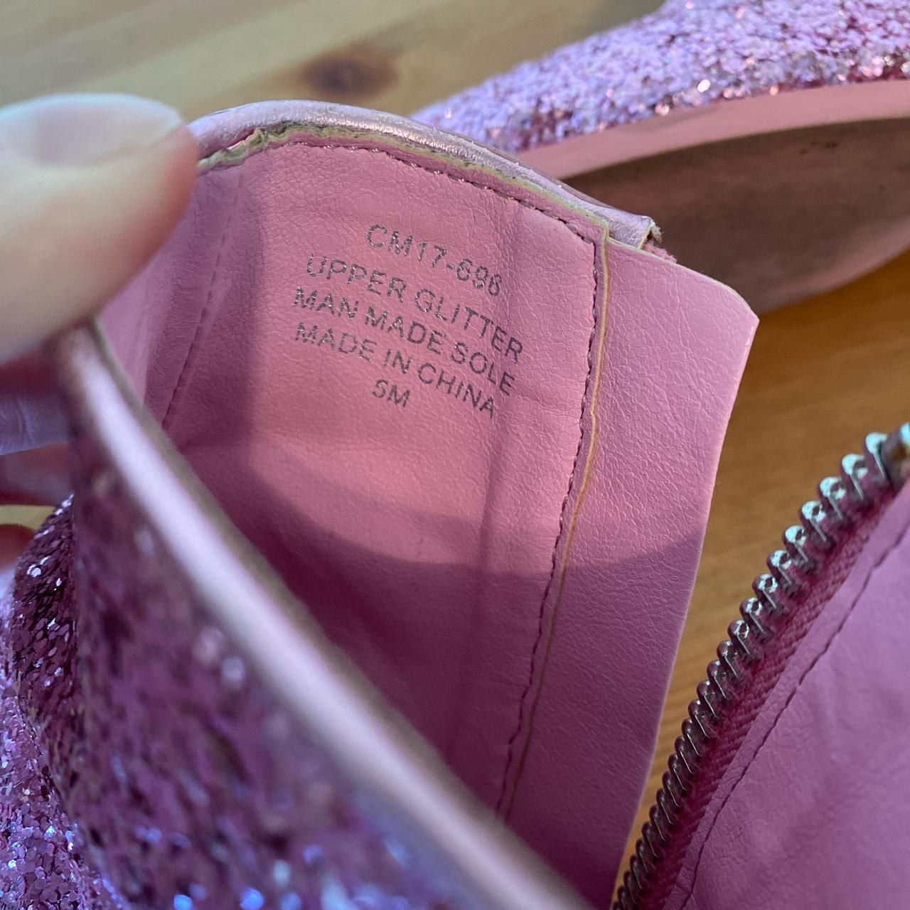 🌿ITEM🌿 cute little glitter booties featuring zip... Depop