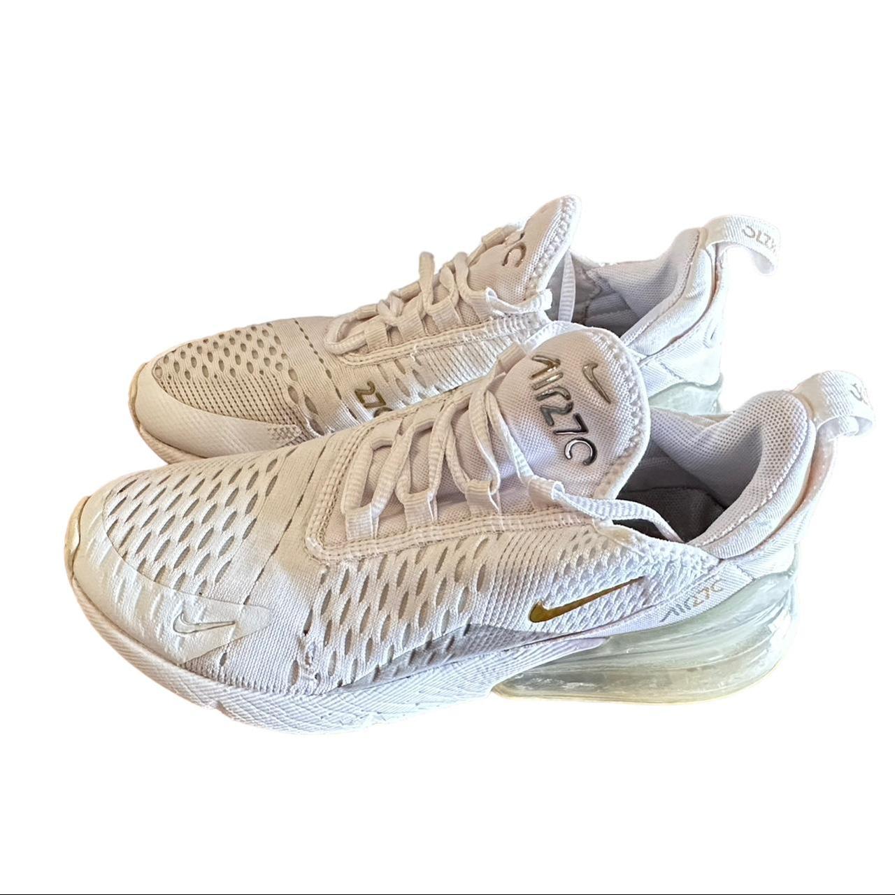 womens nike air max 270 gold