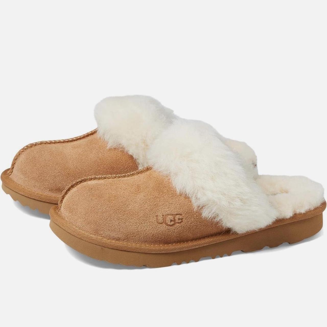 Ugg open best sale back slippers