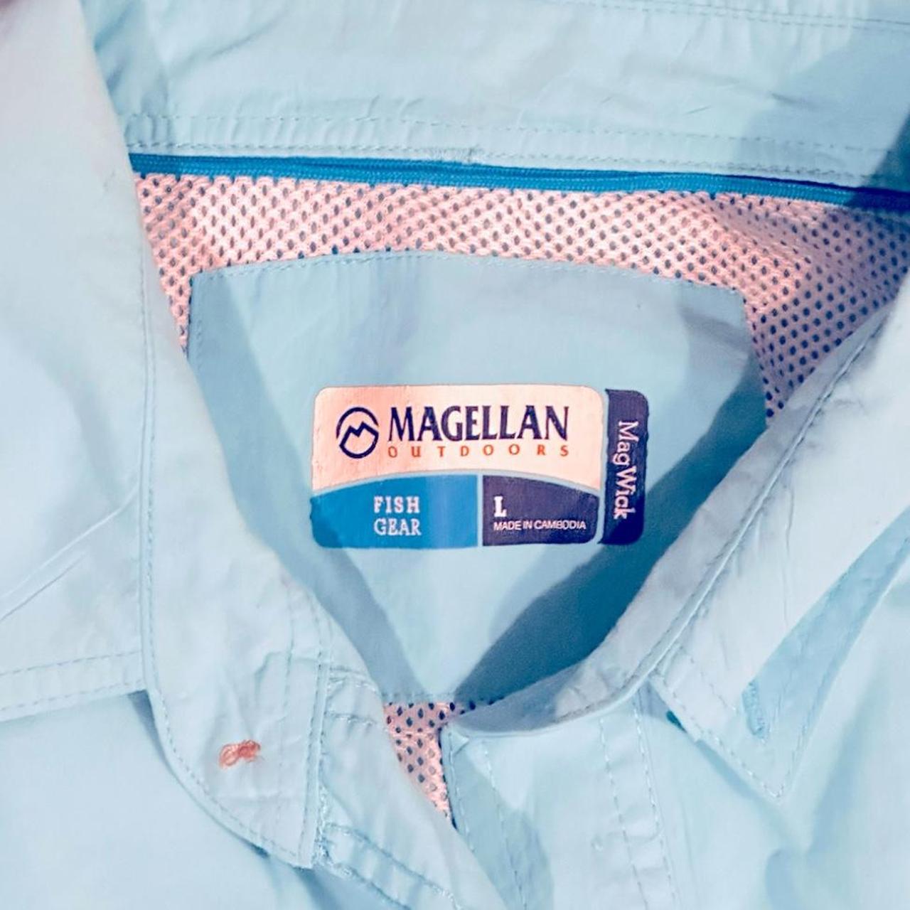 Magellan Sportswear Short Sleeved Vented Fishing - Depop