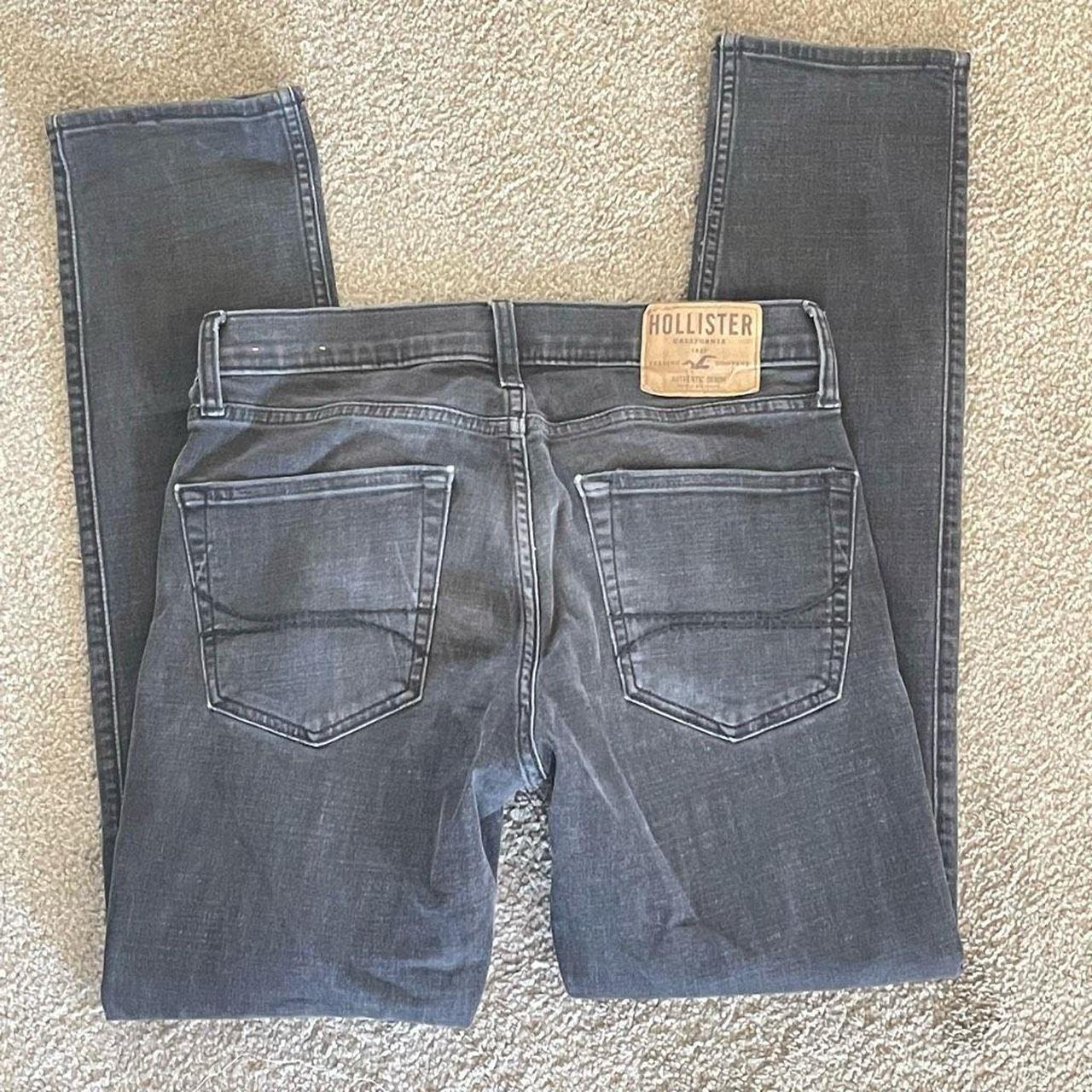 Hollister black skinny jeans men 31x32