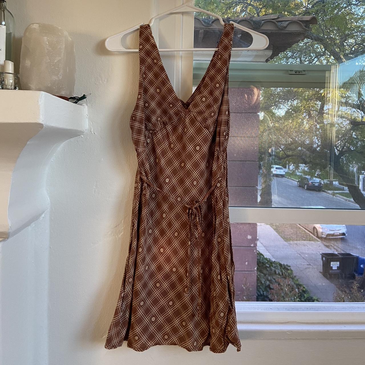 Wild Fable Women's Brown Dress | Depop