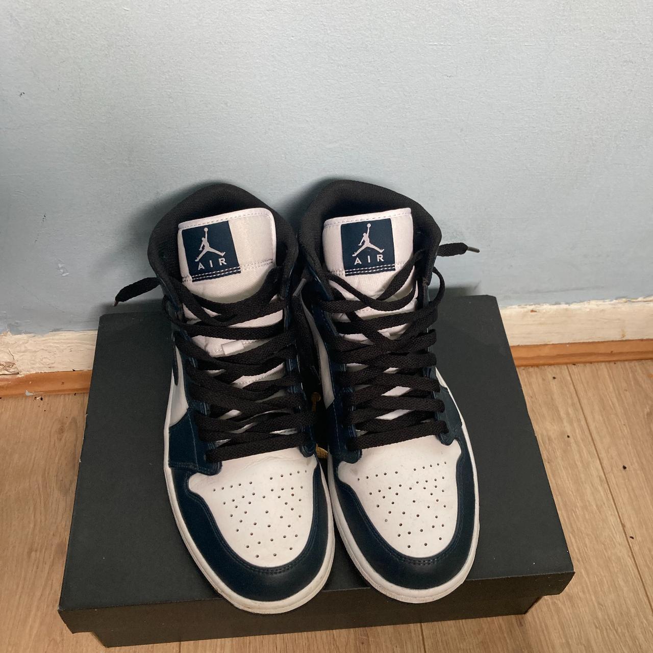 jordan 1 mid navy blue