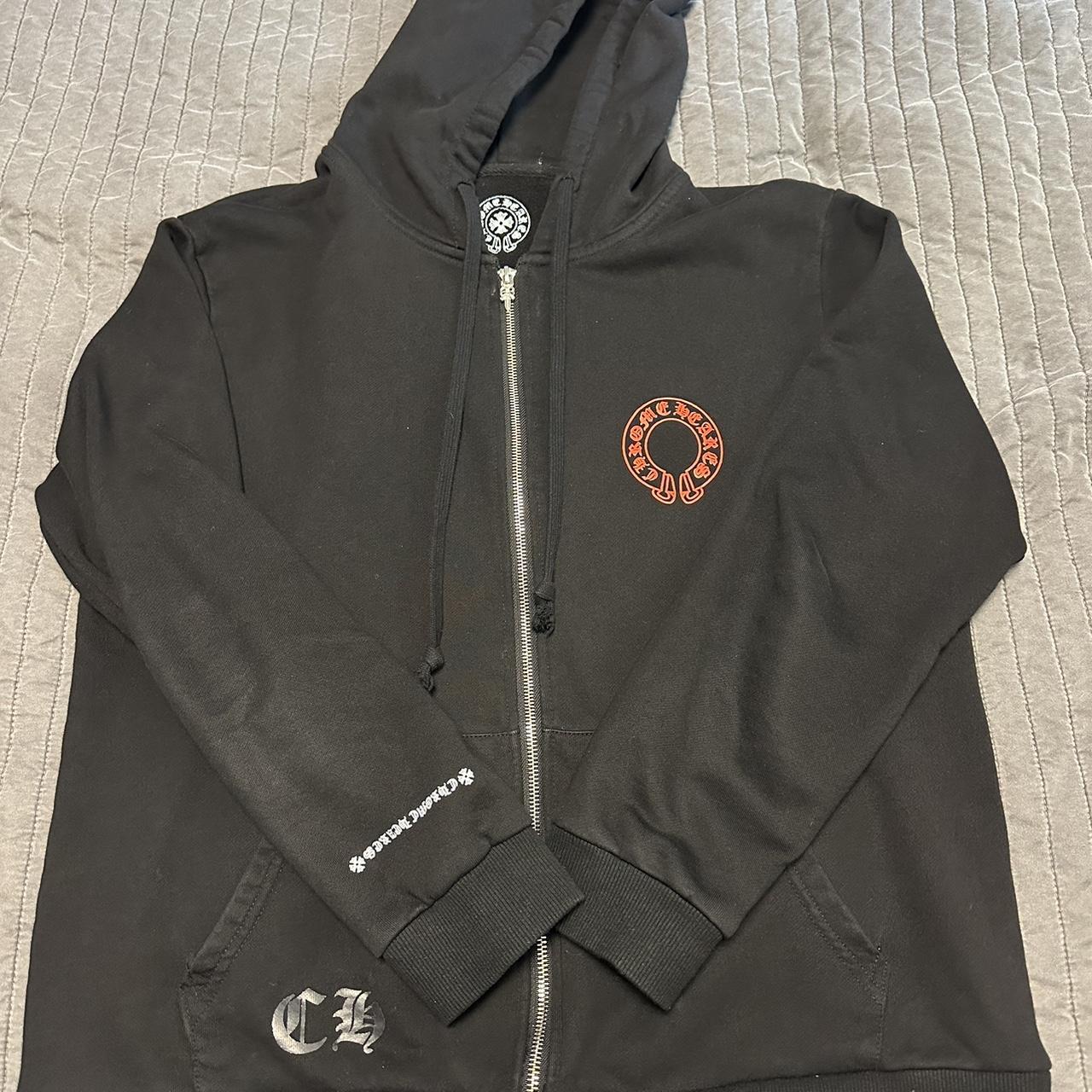 Chrome Hearts Men's Black Hoodie | Depop