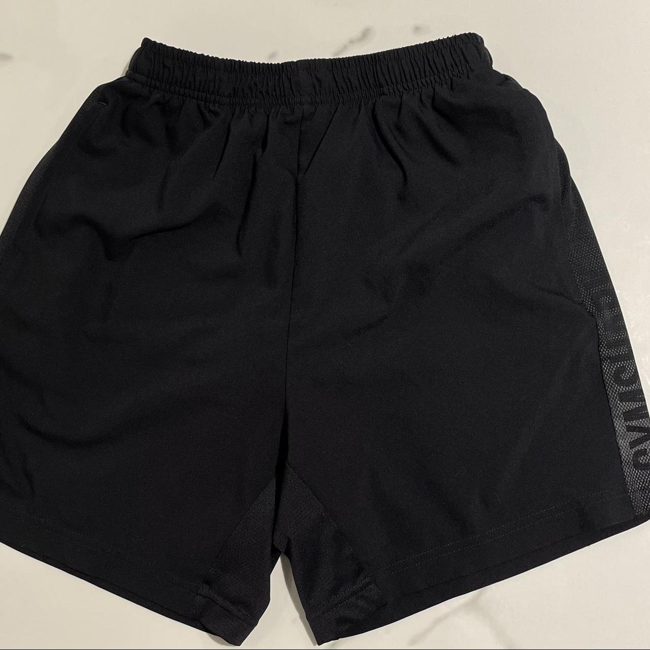 Gymshark Men's Blue and Black Shorts | Depop