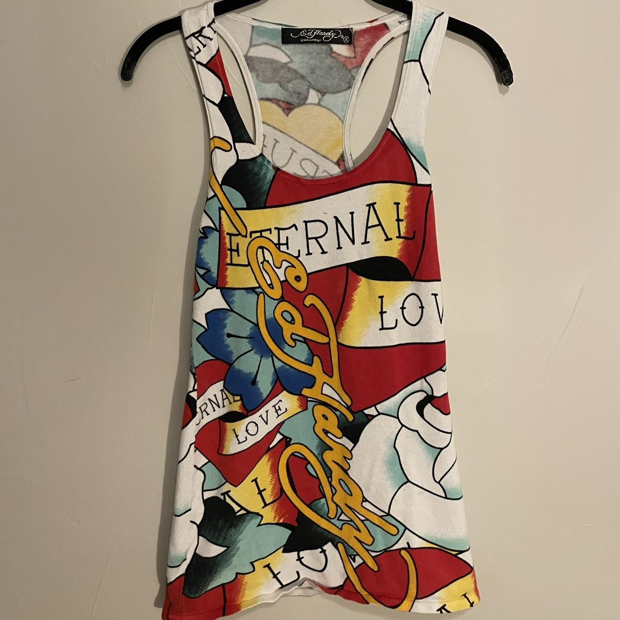 Ed Hardy Tank Top Women’s Small Edhardy y2k... Depop
