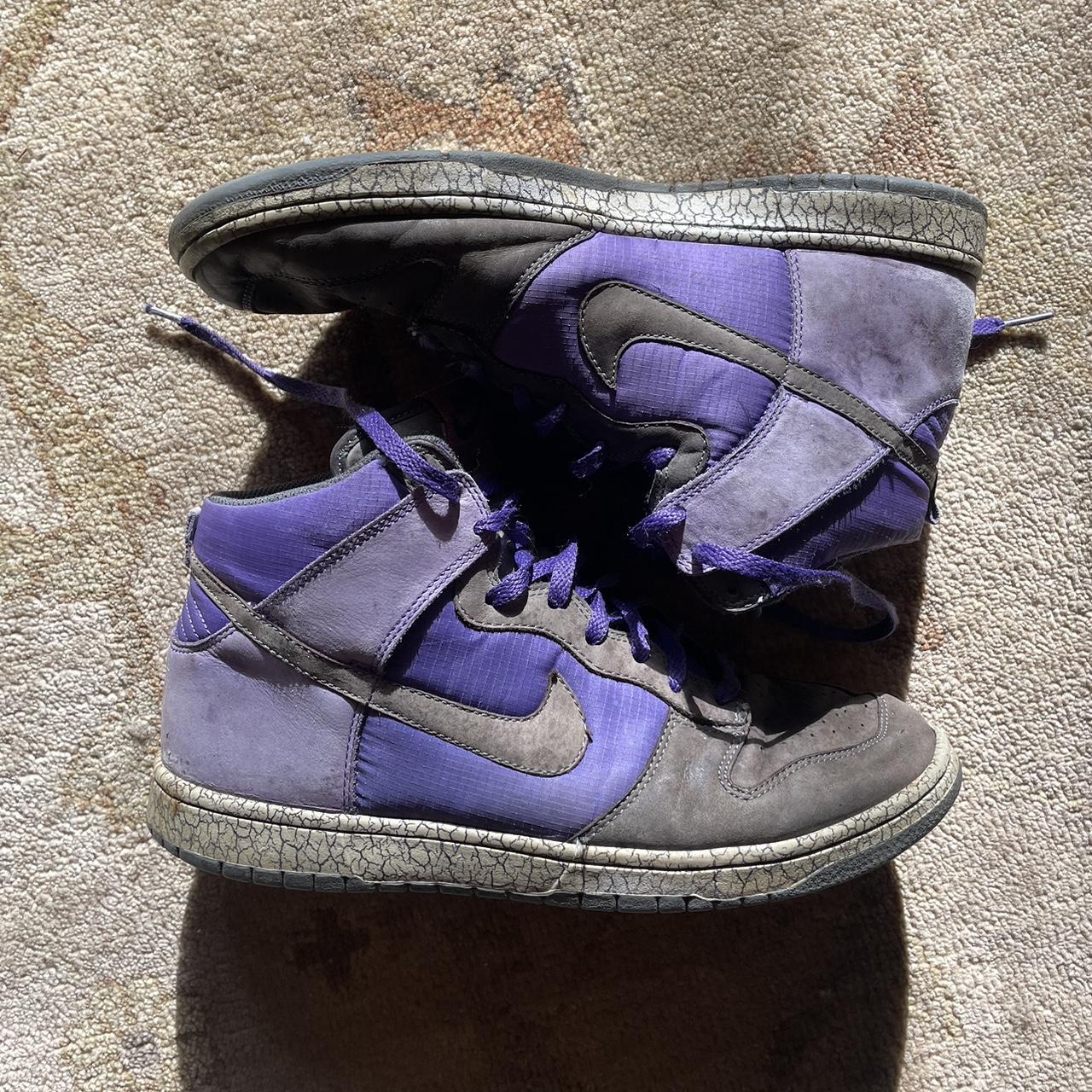 Nike earthquake 2024 purple dunks