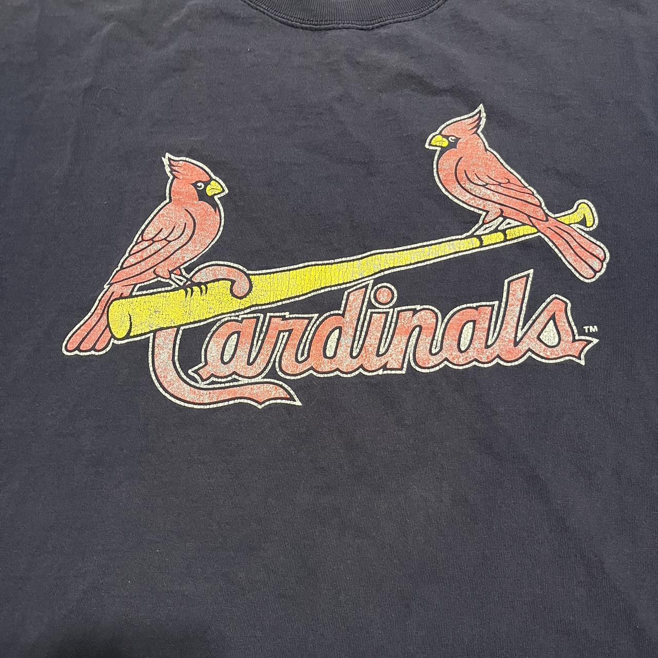 00s Nike St.Louis Cardinals Logo Tee Tagged XL on - Depop