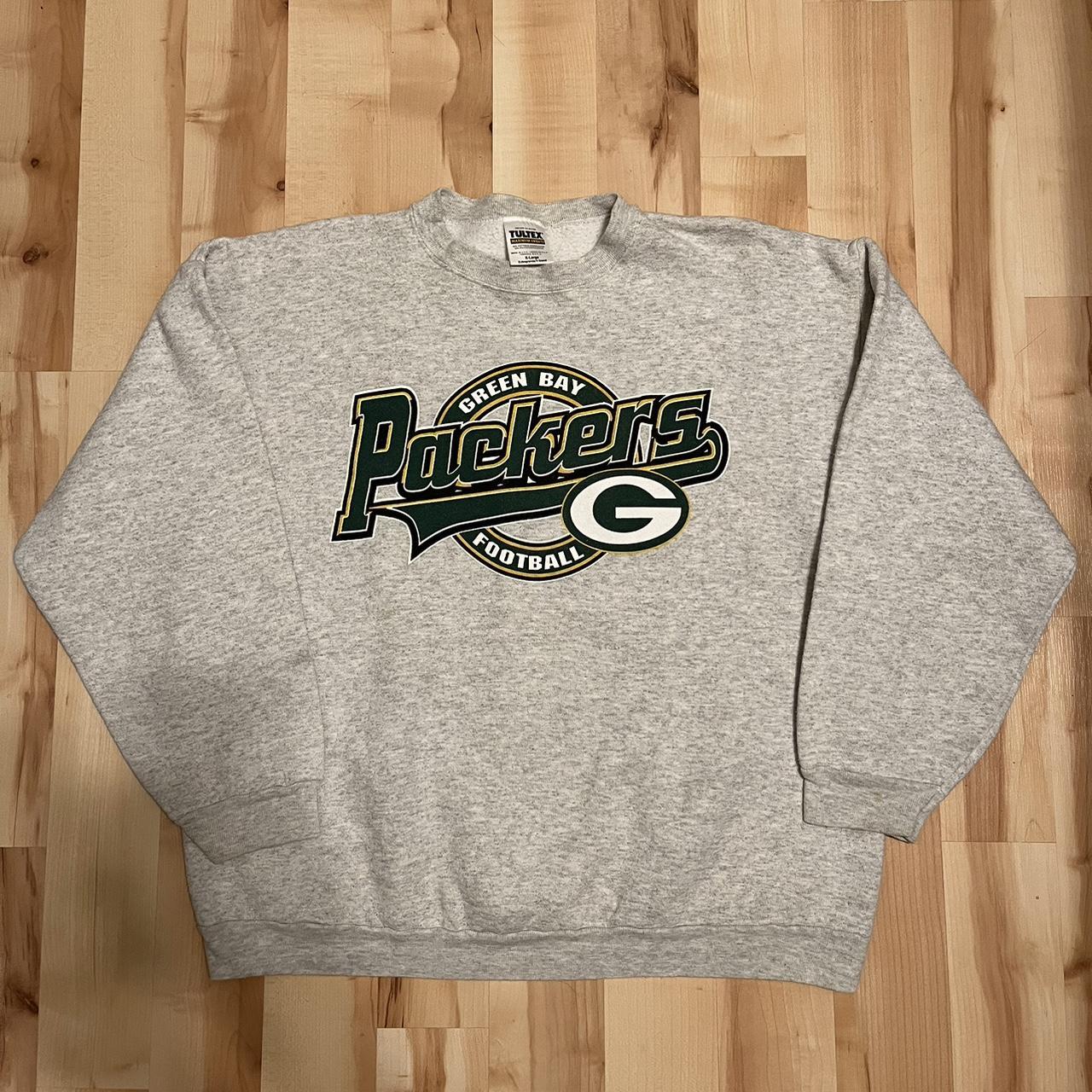 Vintage 90s Green Bay Packers Sweatshirt - Depop