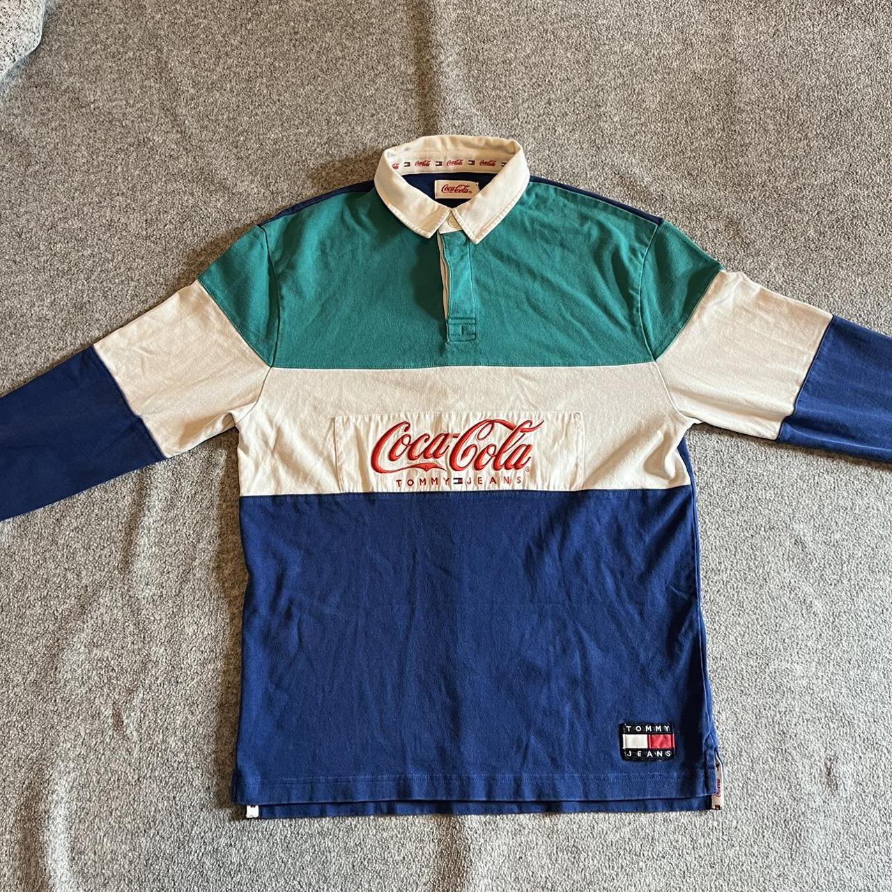 Jeans x Cola rugby shirt 2019 limited run... Depop