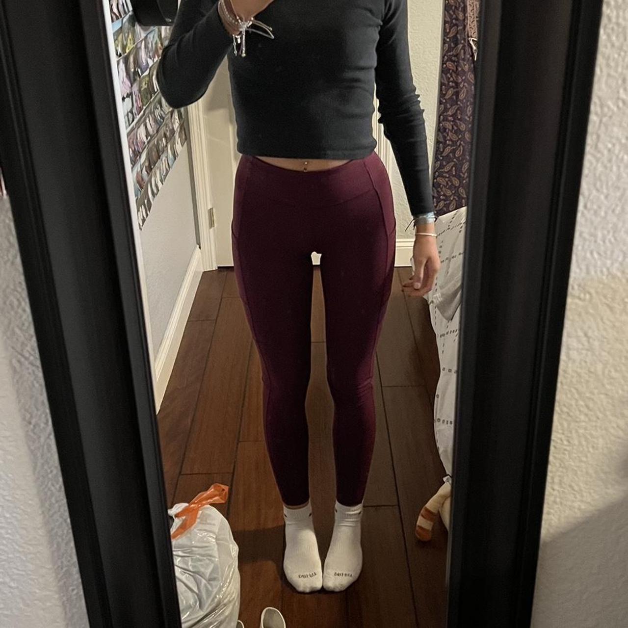 lulu lemon marron leggings -only worn a