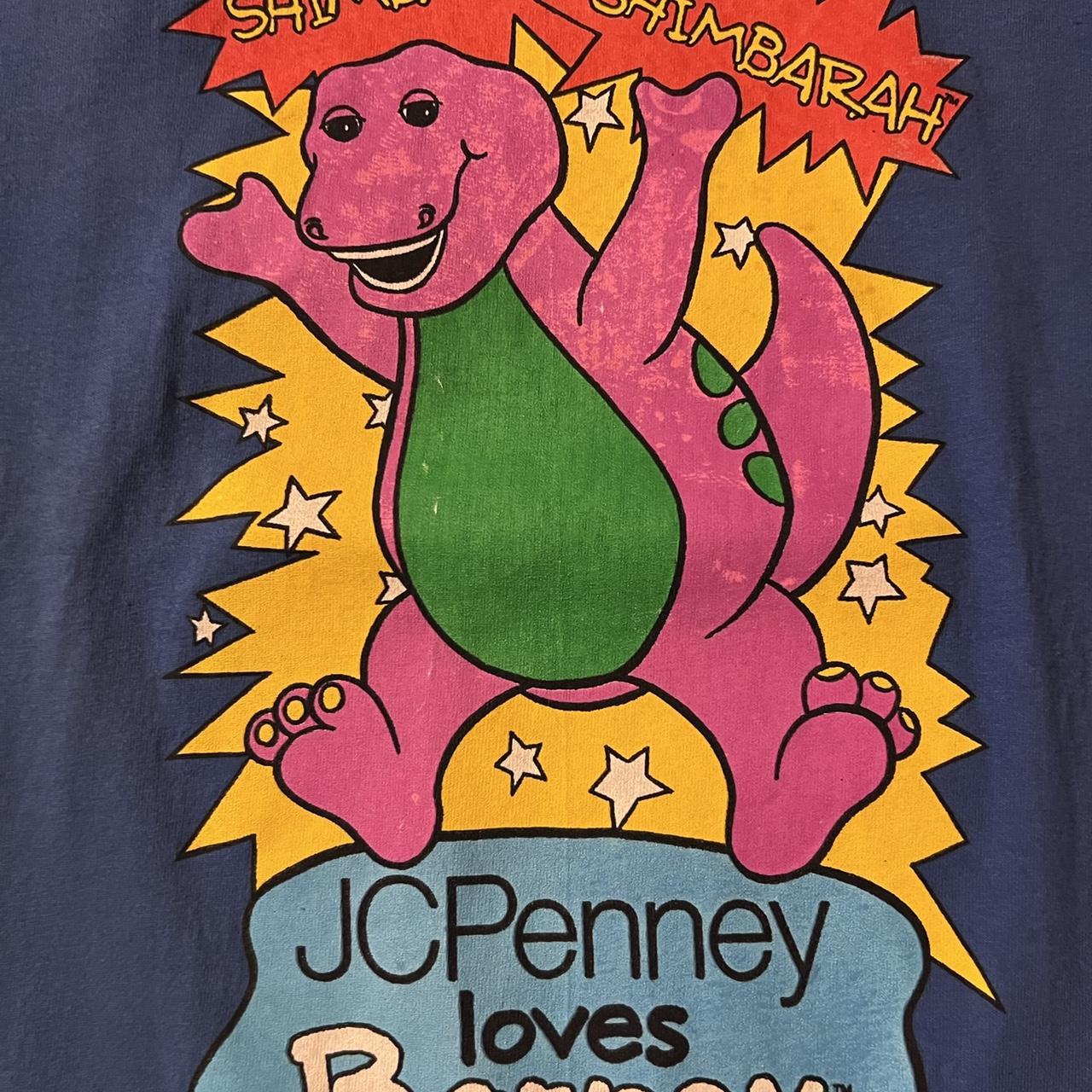 1992 Barney piece sized XL measuring 23x29 | Depop