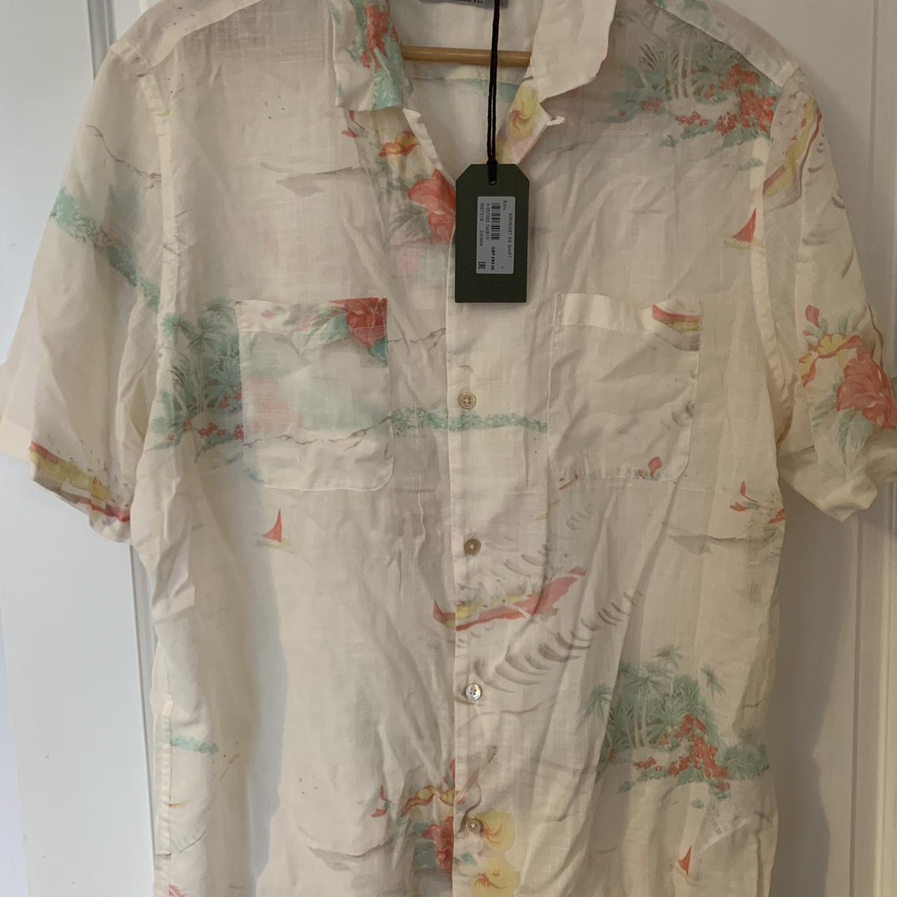 Brand New All Saints Mens Large Short Sleeved Shirt.... - Depop