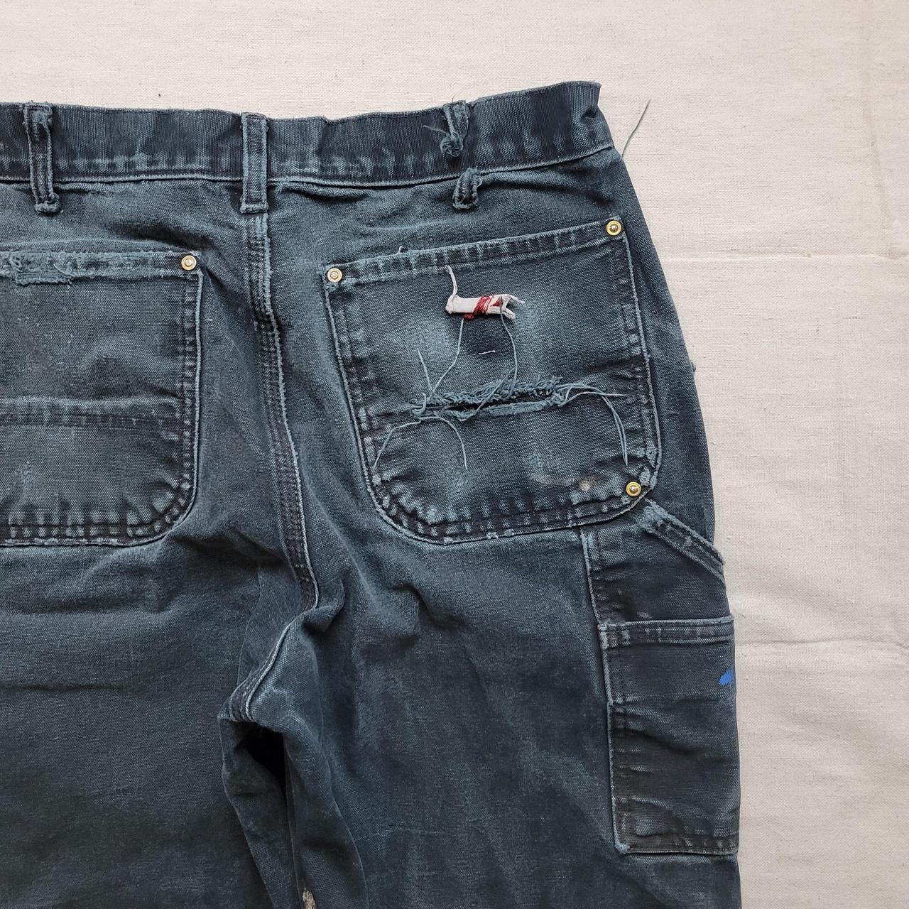 Vintage Carhartt double knee carpenter jeans... - Depop