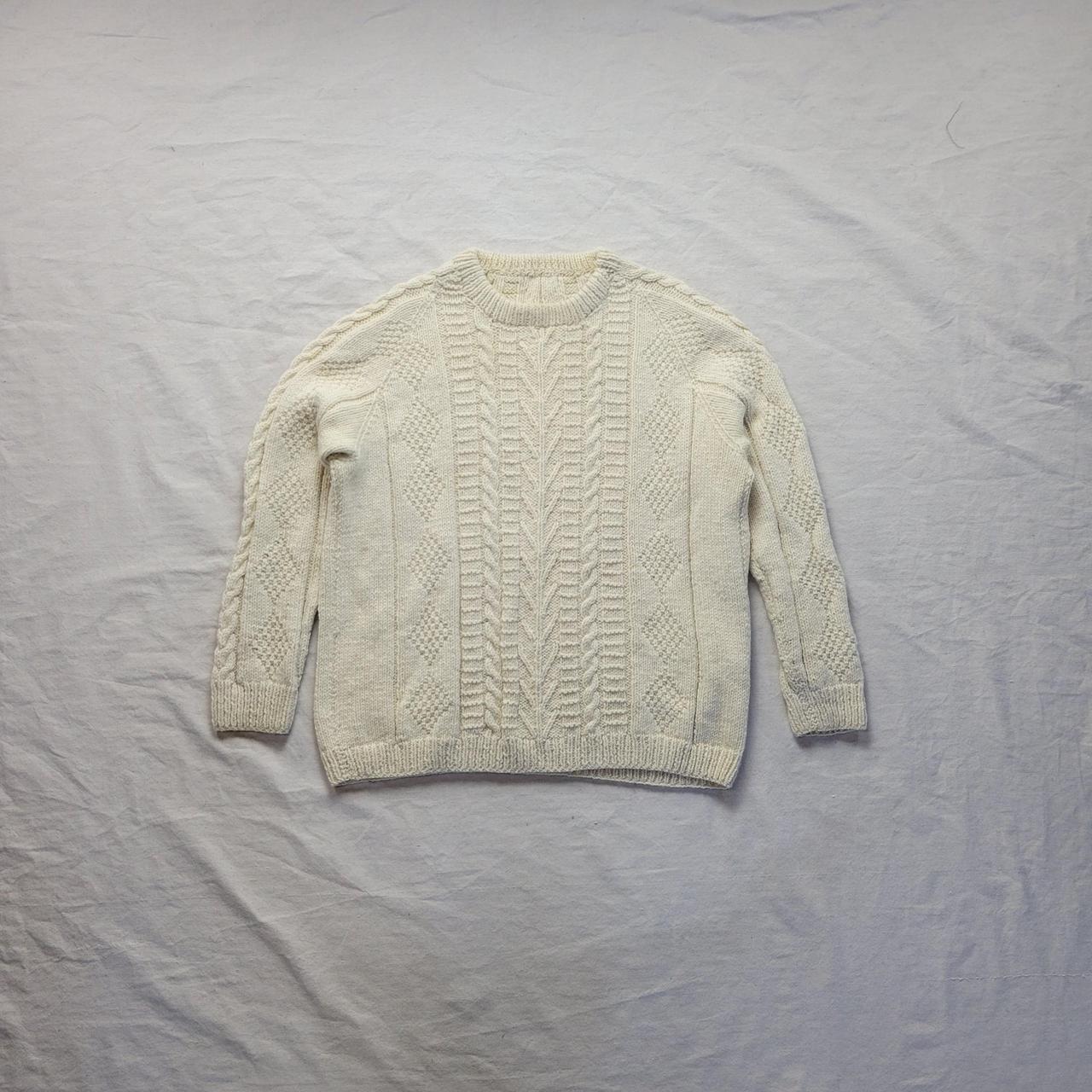 Men's Cream Jumper | Depop