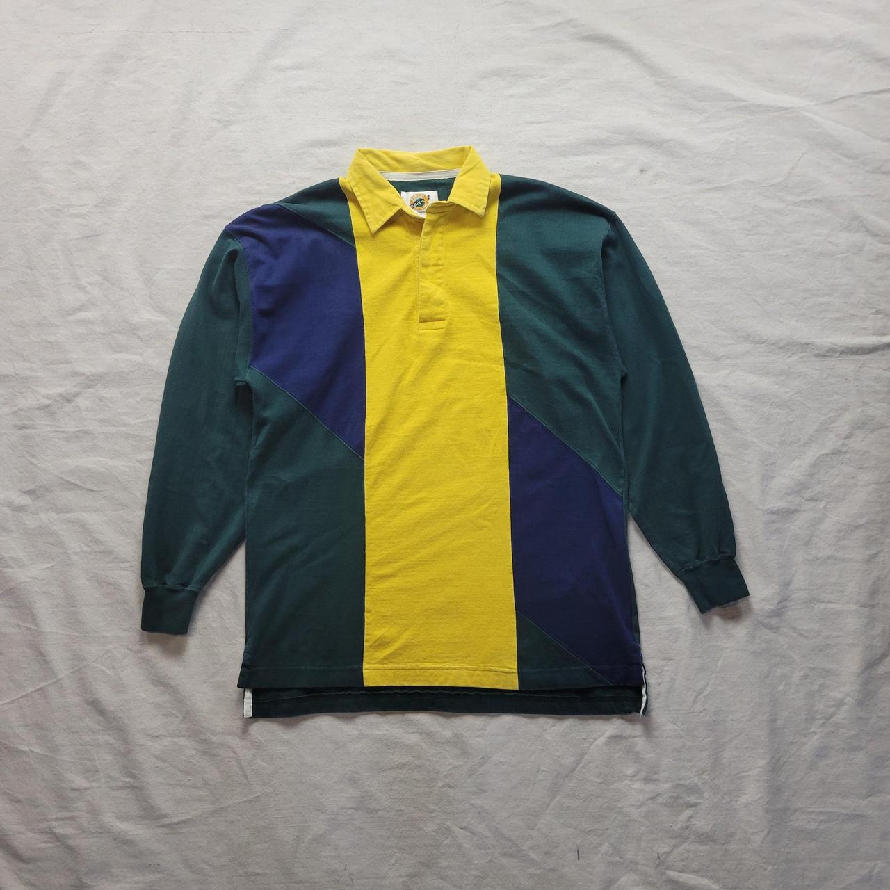 Vintage 90s Polo Sport rugby long sleeve polo - Depop