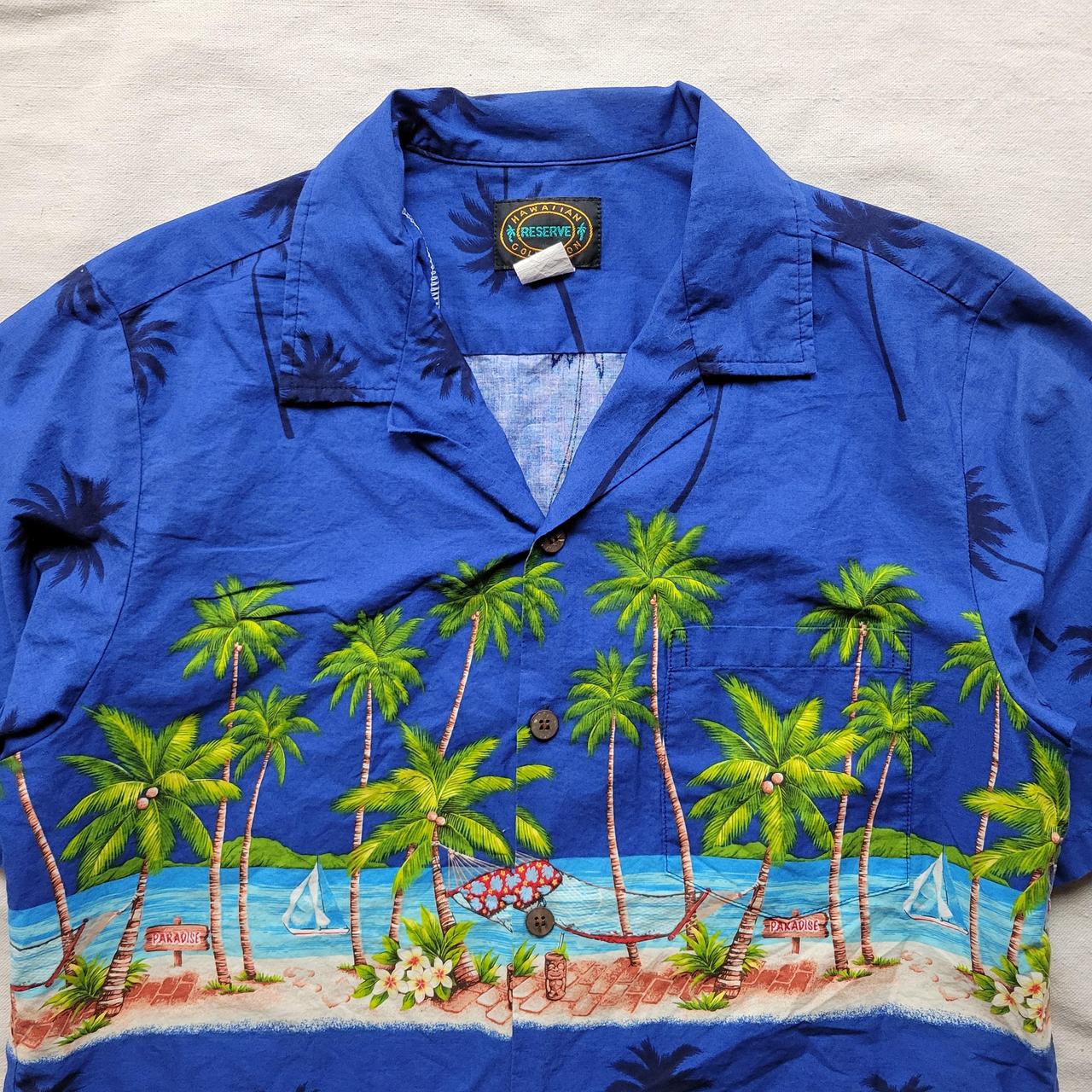 Vintage Hutspah Men's Multicolor Hawaiian Short - Depop