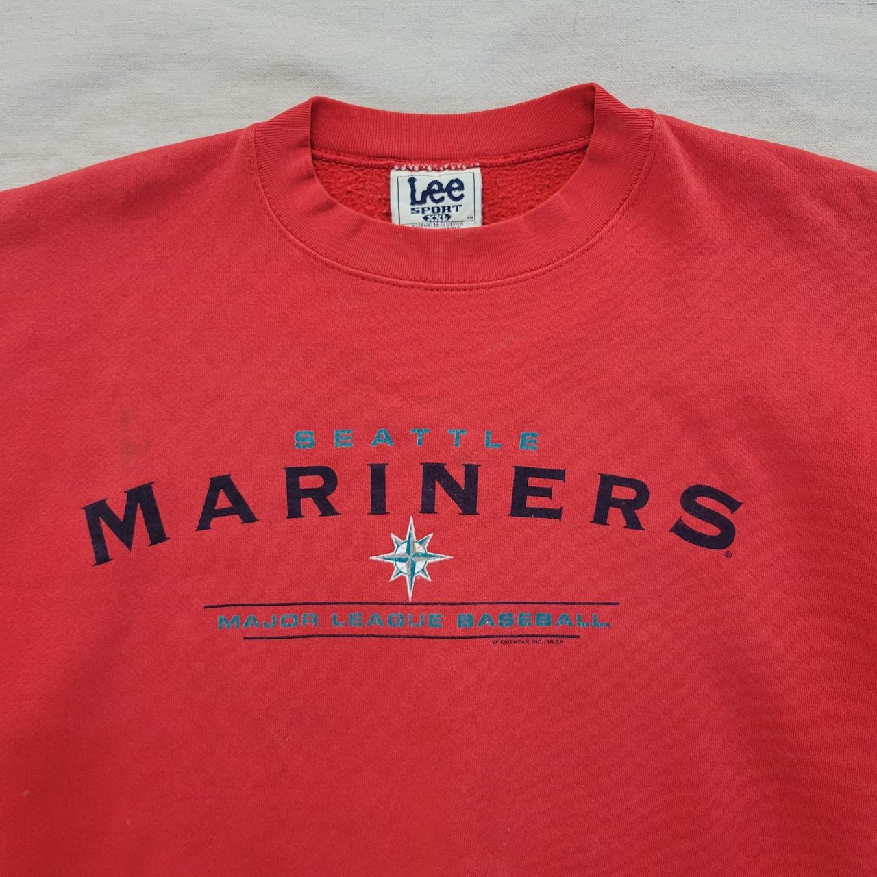 Vintage Seattle Mariners Sweatshirt Crewneck Spellout Seattle 