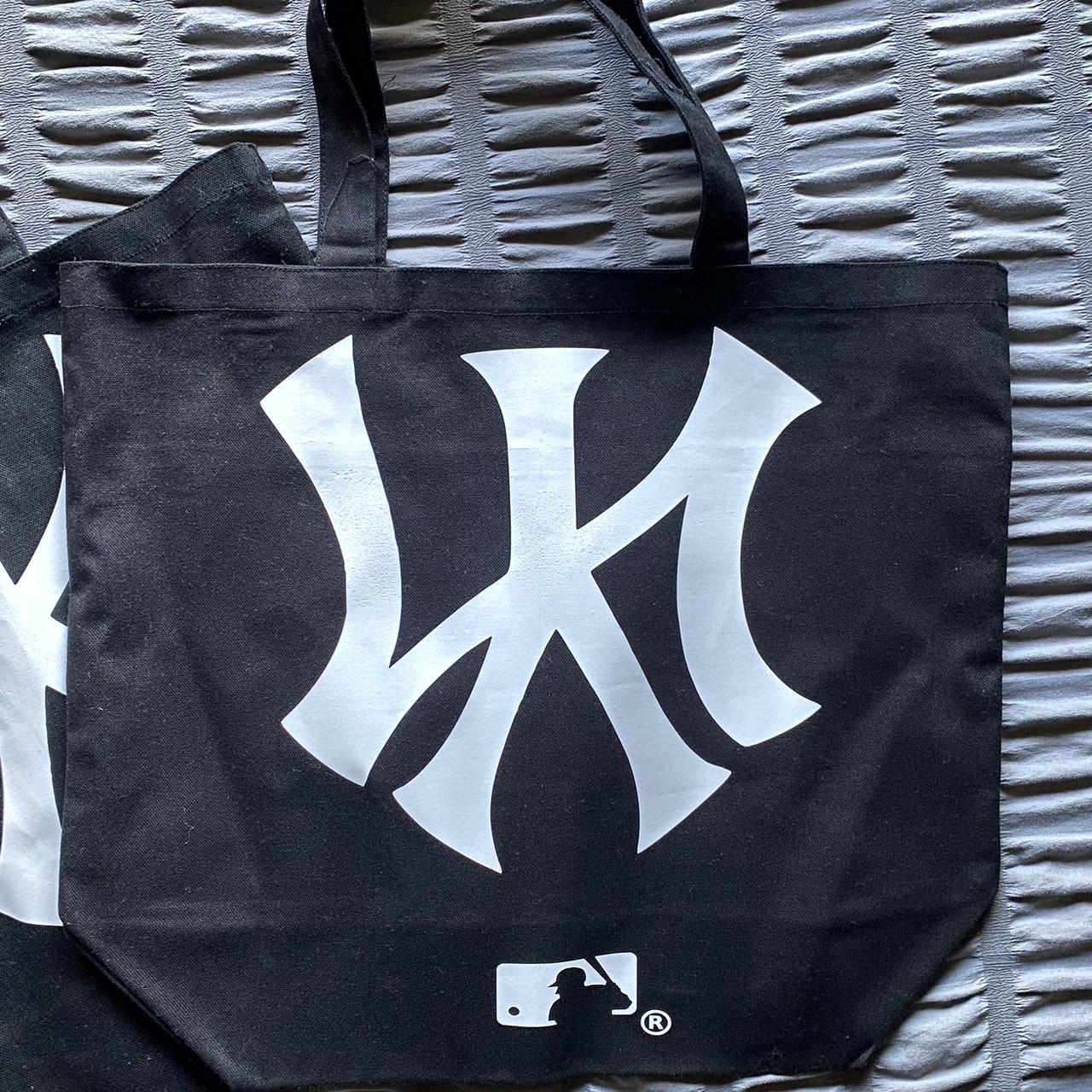 Black Upside Down MLB NY Tote Bag - Made by me - - Depop