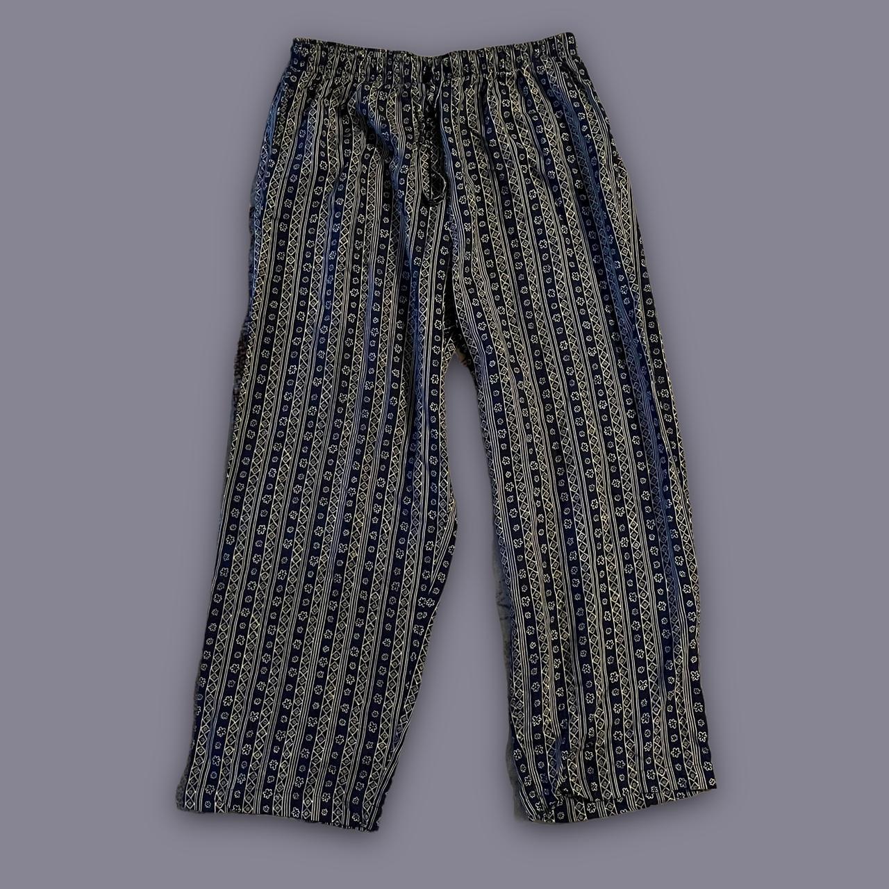 Sag Harbor Women's Navy and Yellow Trousers