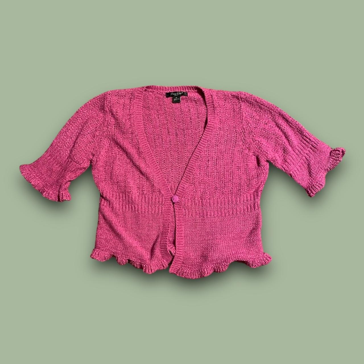 Women's Pink Cardigan Depop