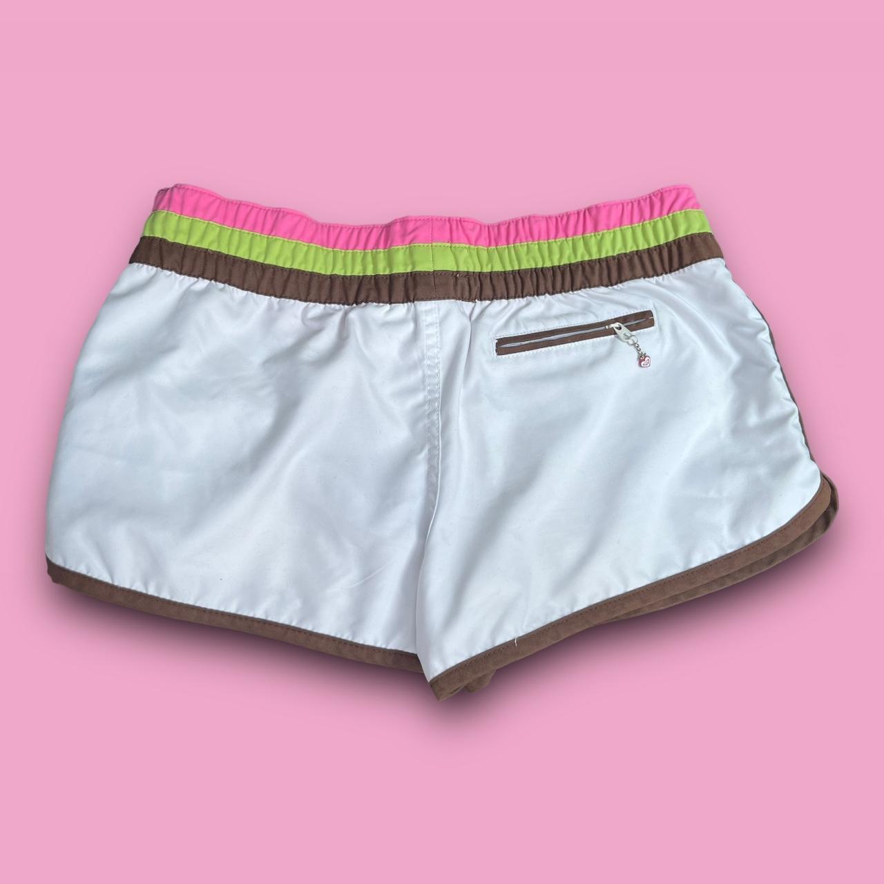 Roxy Women's White and Pink Shorts (6)