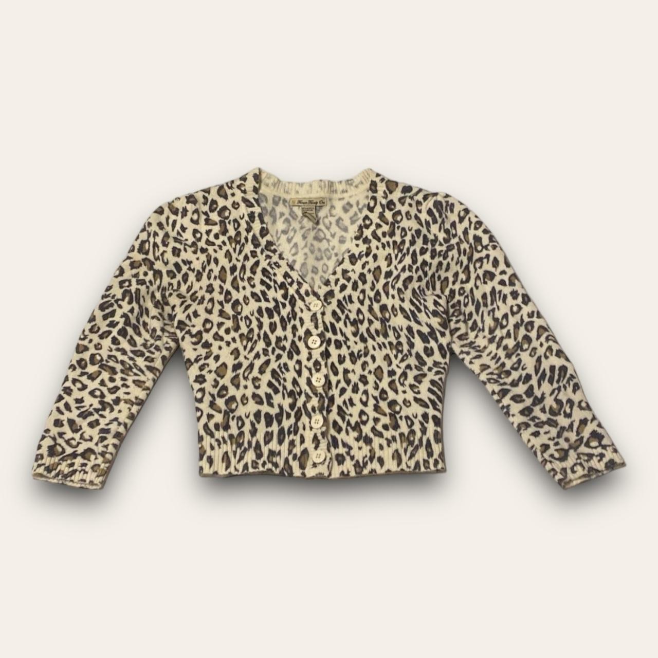 Leopard print cardigan forever 21 hotsell