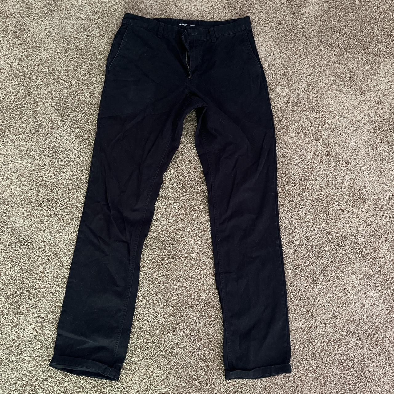 Old Navy Black Pants 32x36 Barely used - Depop