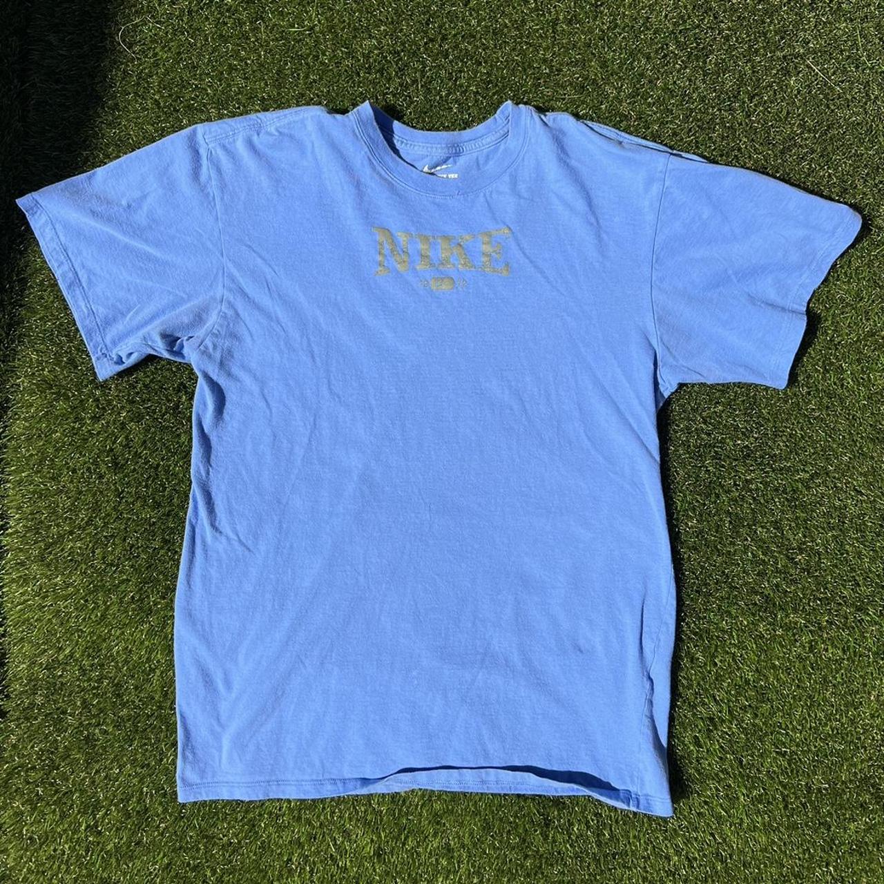 Vintage Nike T-Shirt / S (TTS / Vintage / Light Blue... - Depop